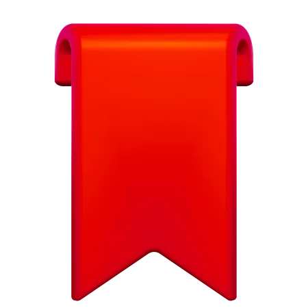 Red Label  3D Icon
