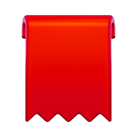 Red Label  3D Icon