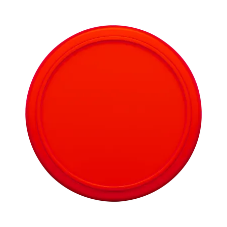 Red Label  3D Icon