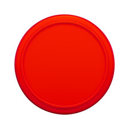Red Label 3D Icon