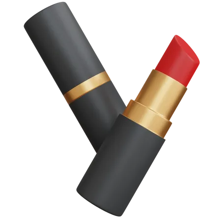 Red Lipstick  3D Icon