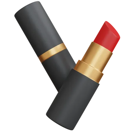 Red Lipstick 3D Icon