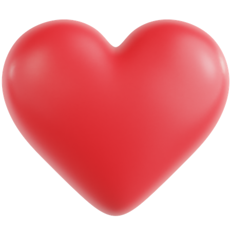 Red Love  3D Icon