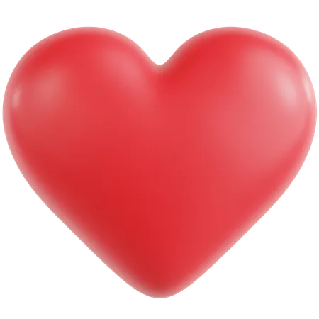 Red Love  3D Icon