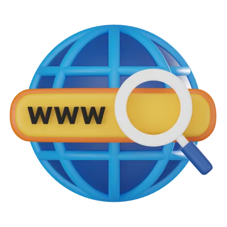 World Wide Web  3D Icon