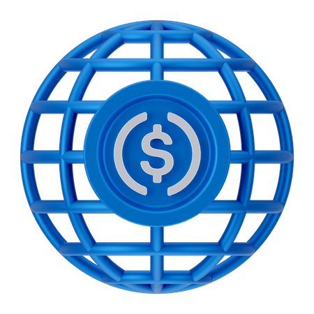 Red mundial  3D Icon
