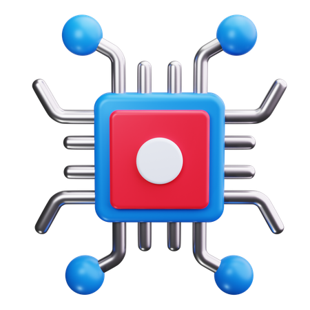 Red neuronal  3D Icon