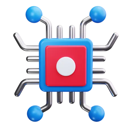 Red neuronal  3D Icon