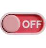Red Off Button Interface