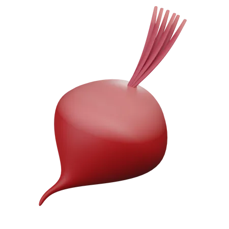 Red onion  3D Icon