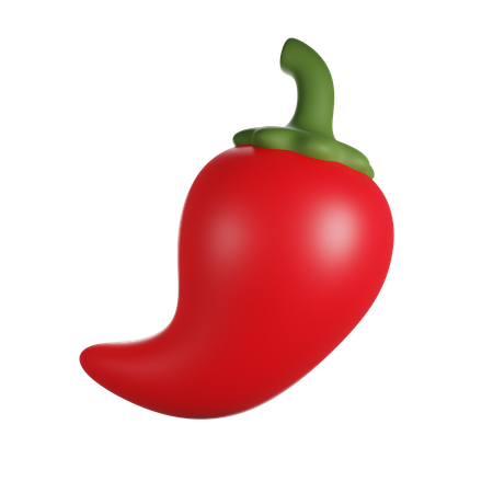 Red pepper  3D Icon