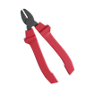 3d red pliers illustration