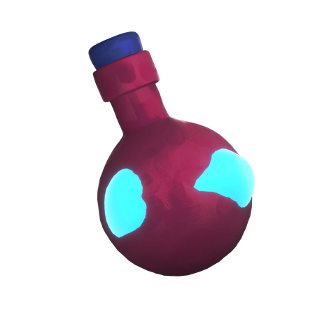 Red Potion  3D Icon