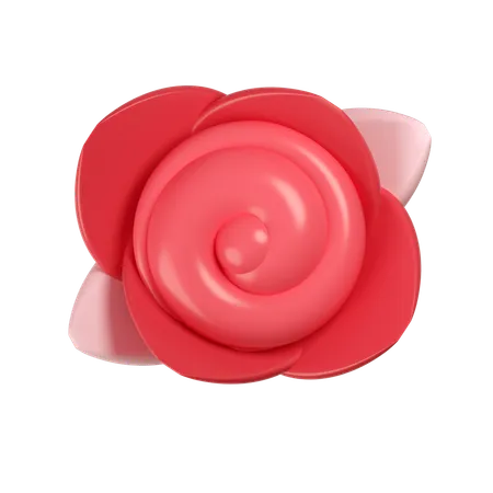 Red Rose  3D Icon