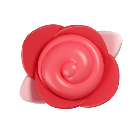 Red Rose  3D Icon