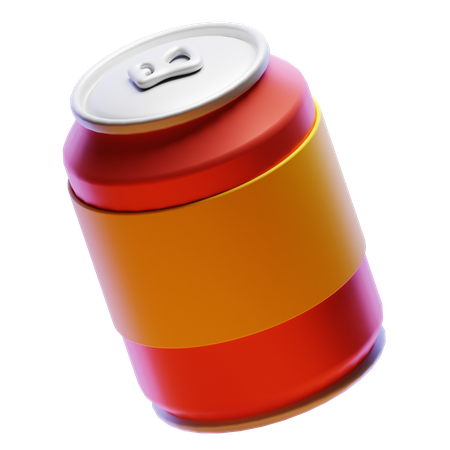 Red Soda  3D Icon