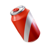 3d for red soda can