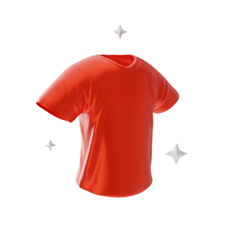 Red T Shirt  3D Icon
