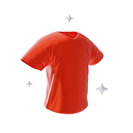 Red T Shirt  3D Icon
