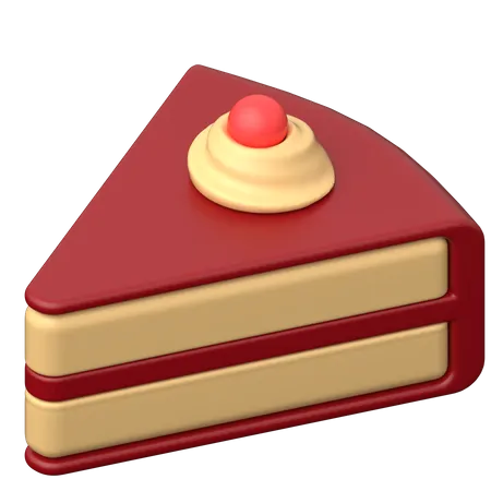 Red Velvet Cake  3D Icon