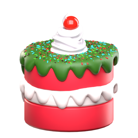 Red Velvet Cake  3D Icon