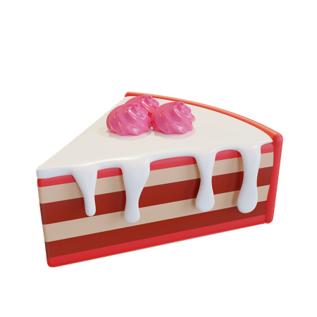 Red Velvet Cake 3D Icon