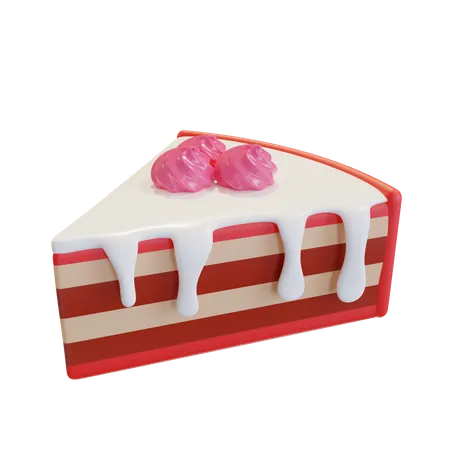 Red Velvet Cake 3D Icon