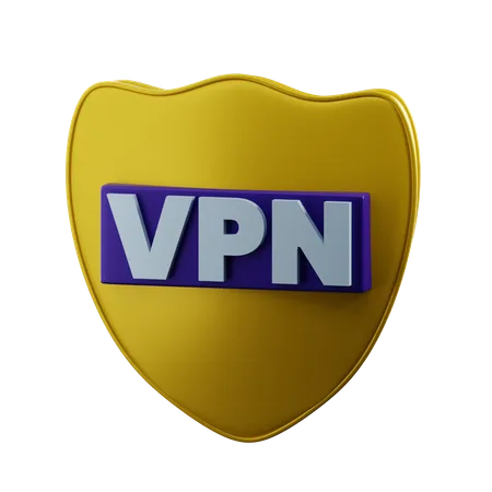 Red vpn  3D Icon