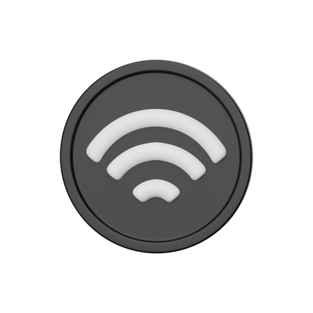 Red Wi Fi  3D Icon