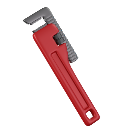 Red Wrench  3D Icon