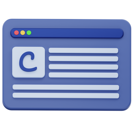 Redacción  3D Icon