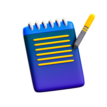 Redacción  3D Icon