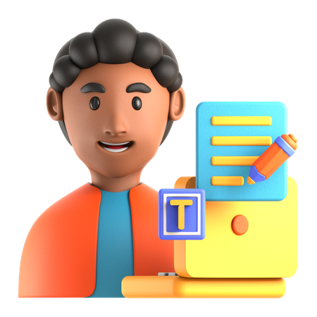 Redactor  3D Icon