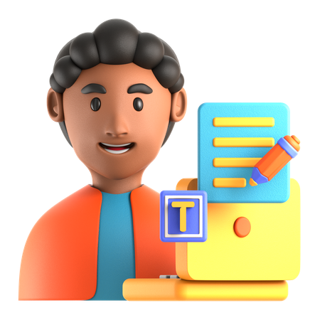 Redactor  3D Icon