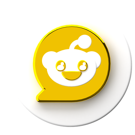 Reddit  3D Icon