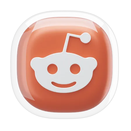 Reddit  3D Icon