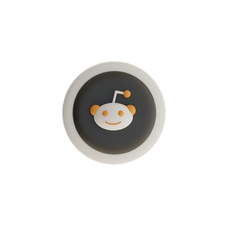 Reddit  3D Icon