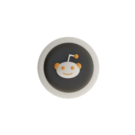 Reddit  3D Icon