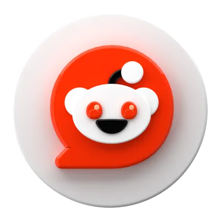 Reddit  3D Icon