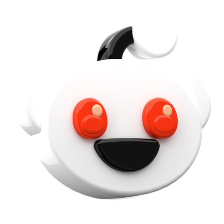 Reddit  3D Icon