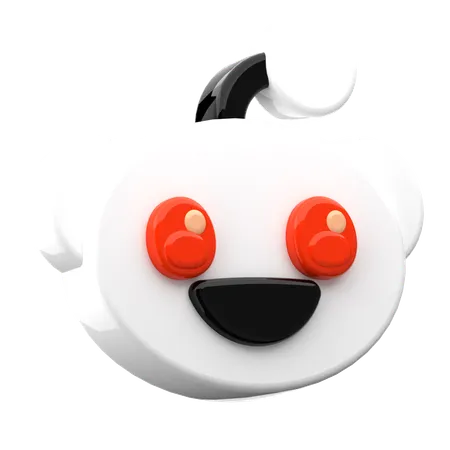 Reddit  3D Icon