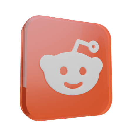 Reddit  3D Icon