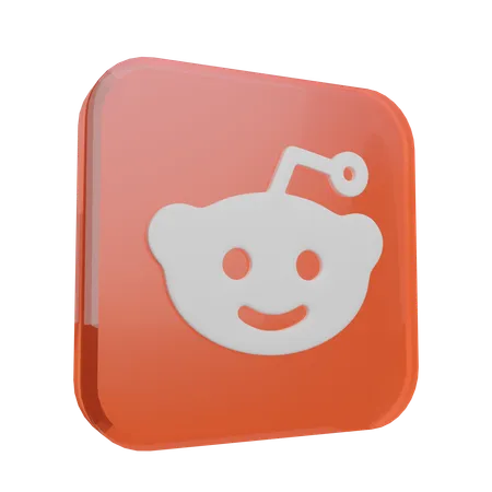 Reddit  3D Icon