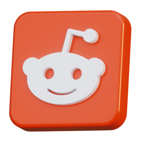 Reddit  3D Icon