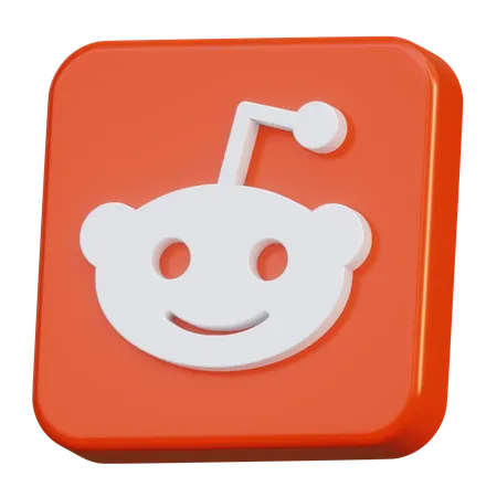 Reddit  3D Icon