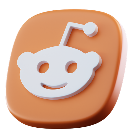 Reddit  3D Icon