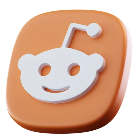 Reddit  3D Icon