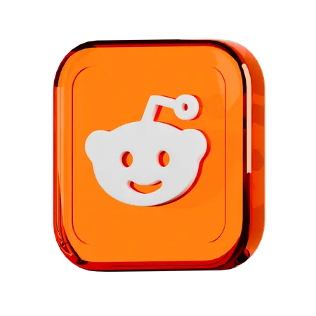 Reddit  3D Icon