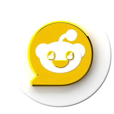 Reddit  3D Icon