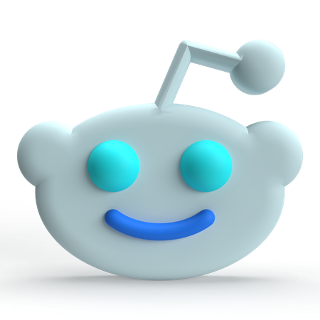 Reddit  3D Icon